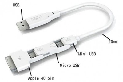 Charge & Sync 3-in-1 USB Cable