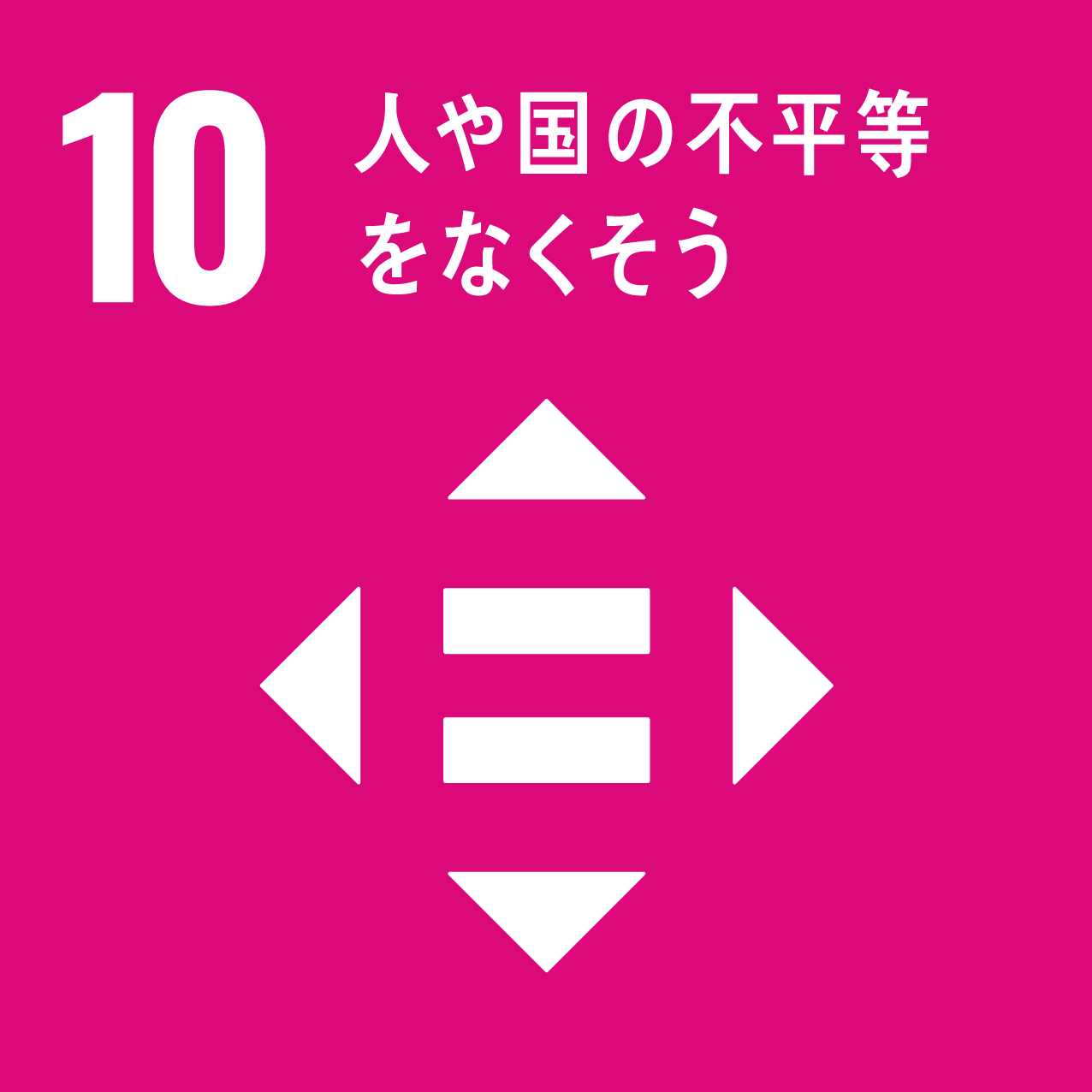 SDGsゴール10 人や国の不平等をなくそう